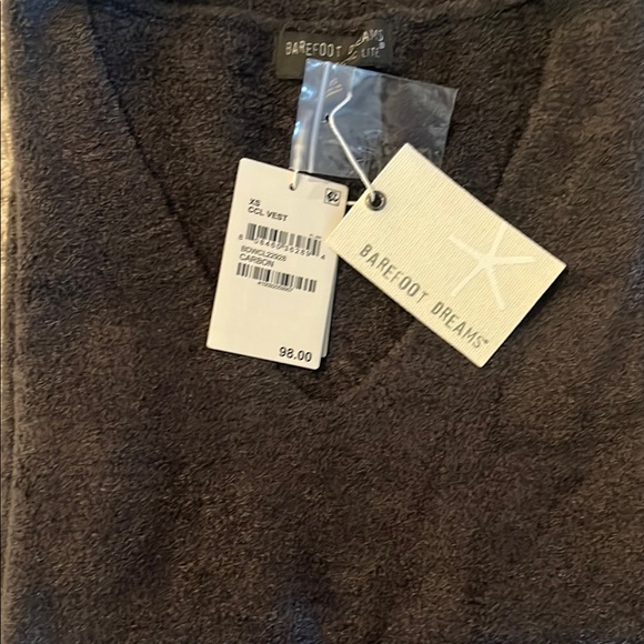 Barefoot Dreams Chic Vest XS NWT - Picture 5 of 5